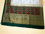 Banarasi Katan Full Weaved Saree With Fully stitched Blouse