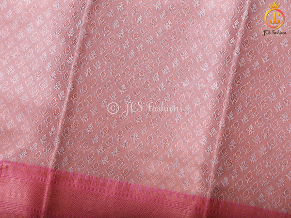 Leaf Butta Design Soft Silk Saree With A Beautiful Blouse