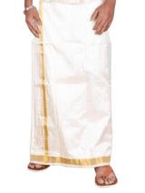 Traditional Indian Men's Dhoti/Veshti