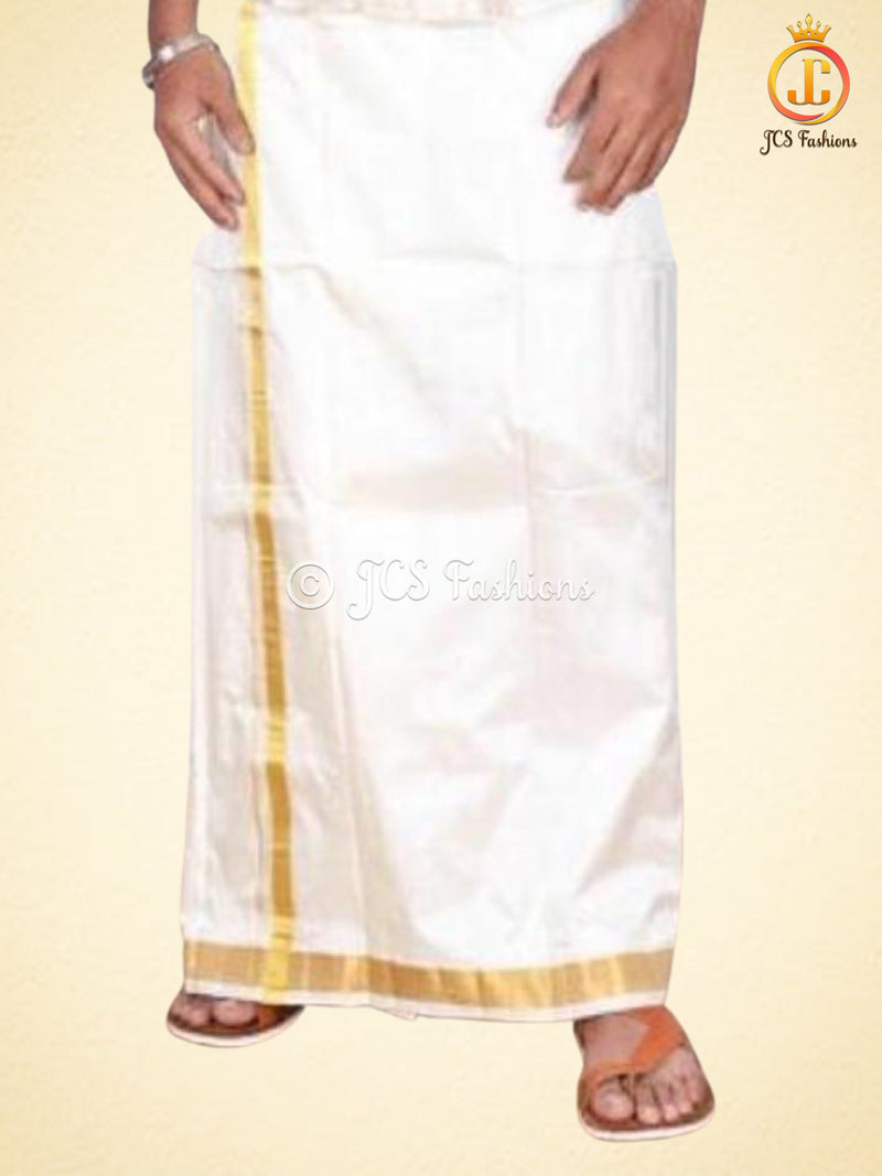 Traditional Indian Men's Dhoti/Veshti