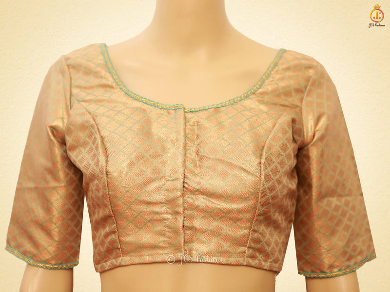 Timeless Elegance Indian Soft Silk Cotton Saree With Brocade Blouse