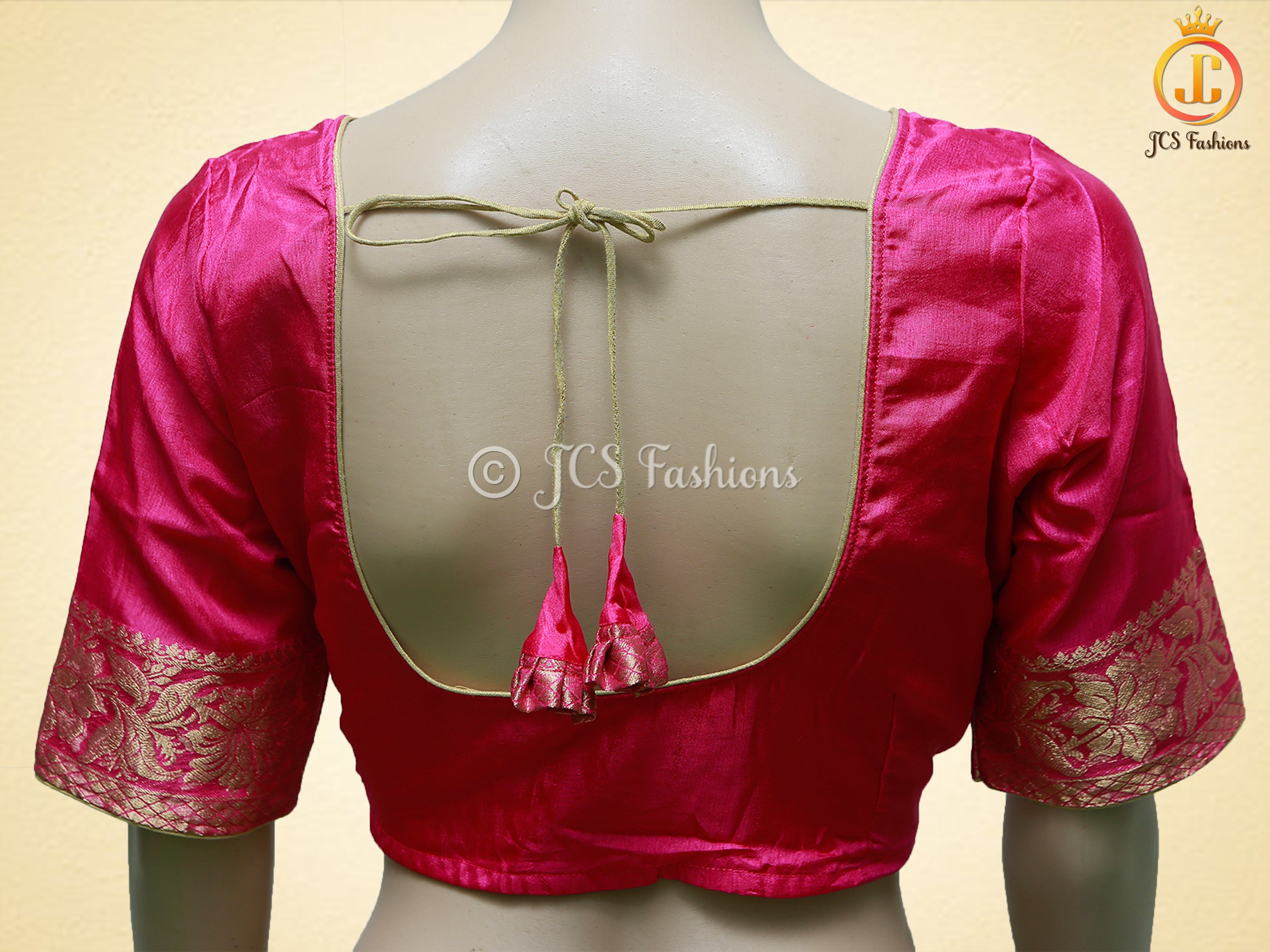 Leheriya Bathik Prints Munga Silk Saree With Blouse SAREE JCS Fashions