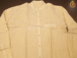 Premium Quality Golden Tissue Suriya Shirt Dhoti Combo