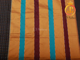 Ilkal Saree - Black Mercerized Soft Cotton Silk Saree With Running Blouse