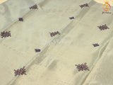 Kolam/Rangoli Saree in Uppada Tissue Silk with Fully Stitched Blouse