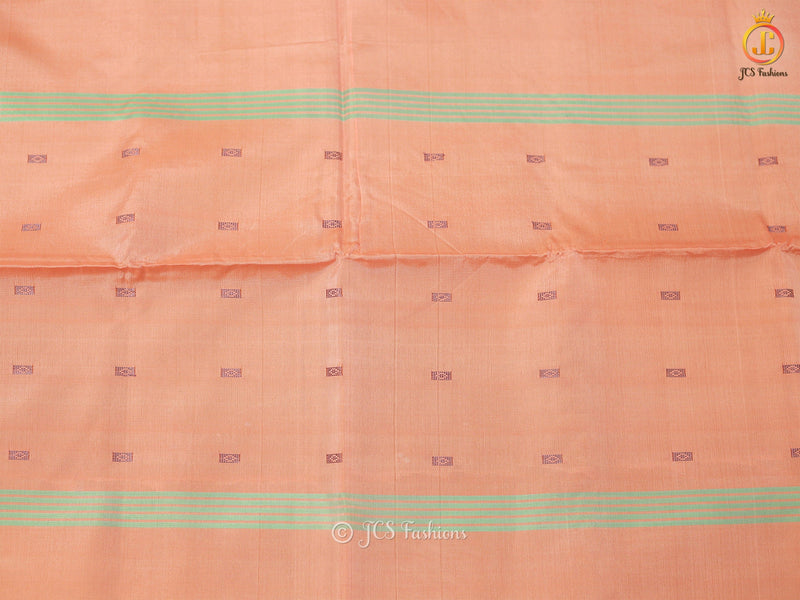 Indian Traditional VAALAI Pattu/Banana Pith Saree With Contrast Pallu