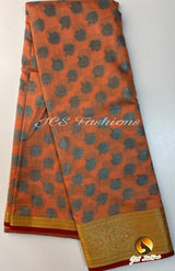 Gorgeous Cotton Silk Saree With Running Blouse Piece