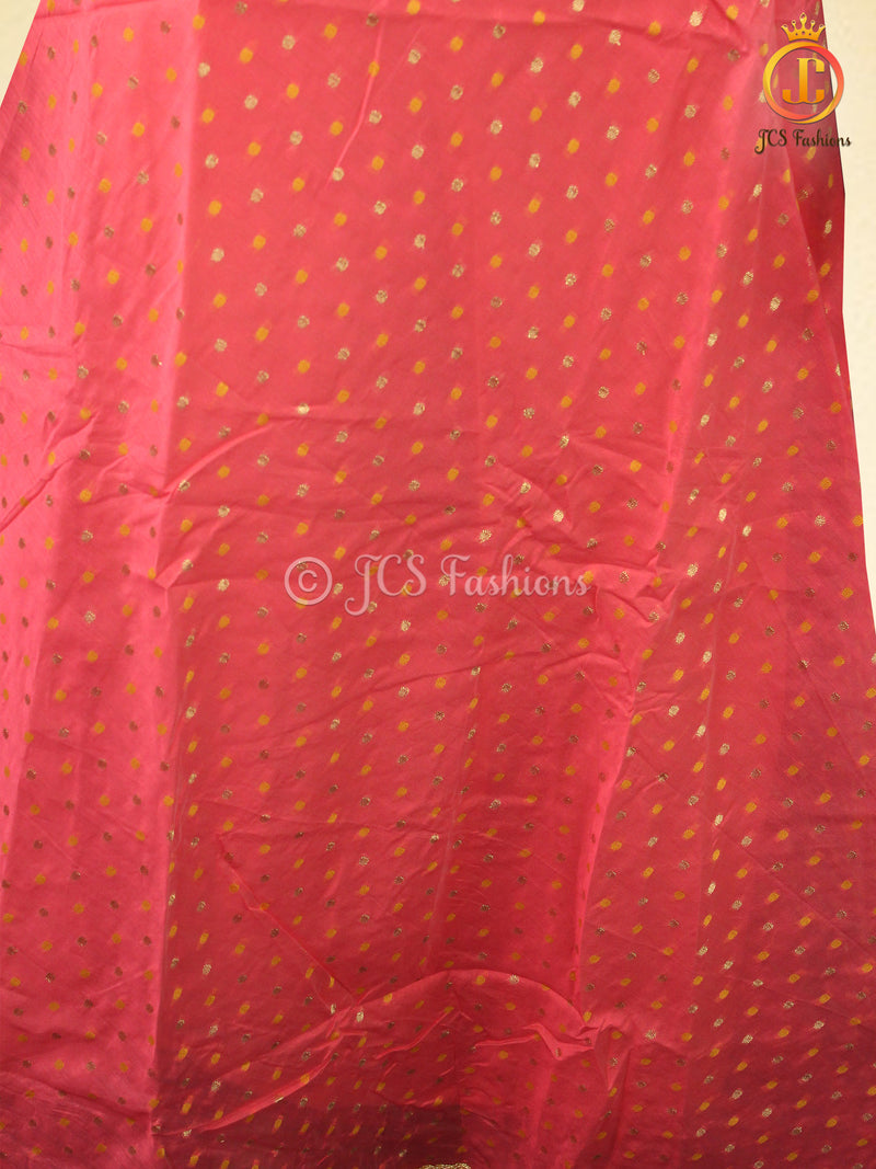 Premium Anarkali Long Gown with Beautiful Dupatta in Pink