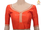 Sabyasashi Cut Ready-Made Blouse, Lehenga Blouse, Stylist Back Open Saree Blouse in Dark Colors
