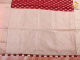 Korvai Buttas Semi Silk Saree With Maggam Work Blouse