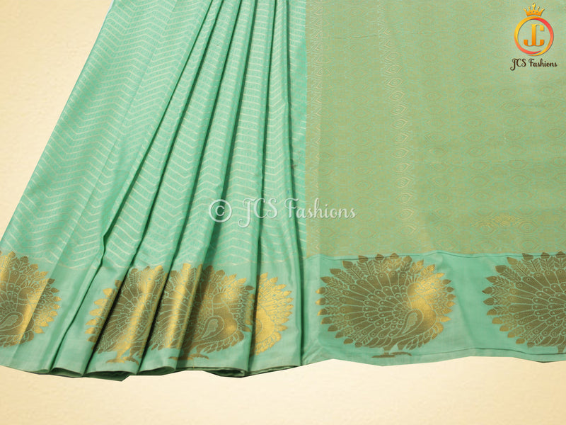 Embossed Kanchi Soft Semi Silk Saree