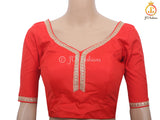 Sabyasashi Cut Ready-Made Blouse, Lehenga Blouse, Stylist Back Open Saree Blouse in Dark Colors