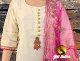Silk Kurti | Heavy work Duppatta | Pastel Colors