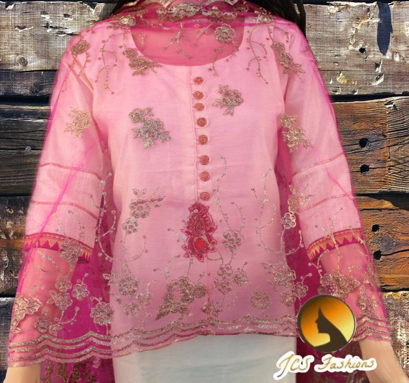 Silk Kurti | Heavy work Duppatta | Pastel Colors