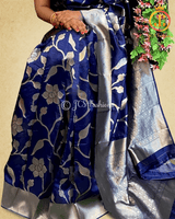 Soft Silk Saree with All Over Floral Weaving