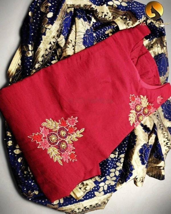 Silk Kurti with heavy dupatta