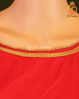 Banarasi Lehenga with Crop Top| Kanchipuram Border| Pavadi for Teens