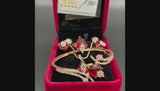 Cubic Zircon Stone bracelet and pendant Set | Full set.
