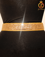 Fancy Waist Belt Jewelry in Gold with Stones