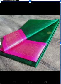 Kanchi soft silk saree SAREE JCS Fashions Green 5.5 meters
