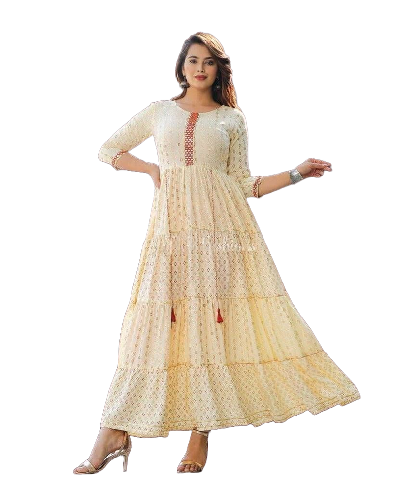 Bollywood Style Indian Kurti Gown
