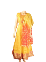 Premium Long A-line Gown with Stones and beads work