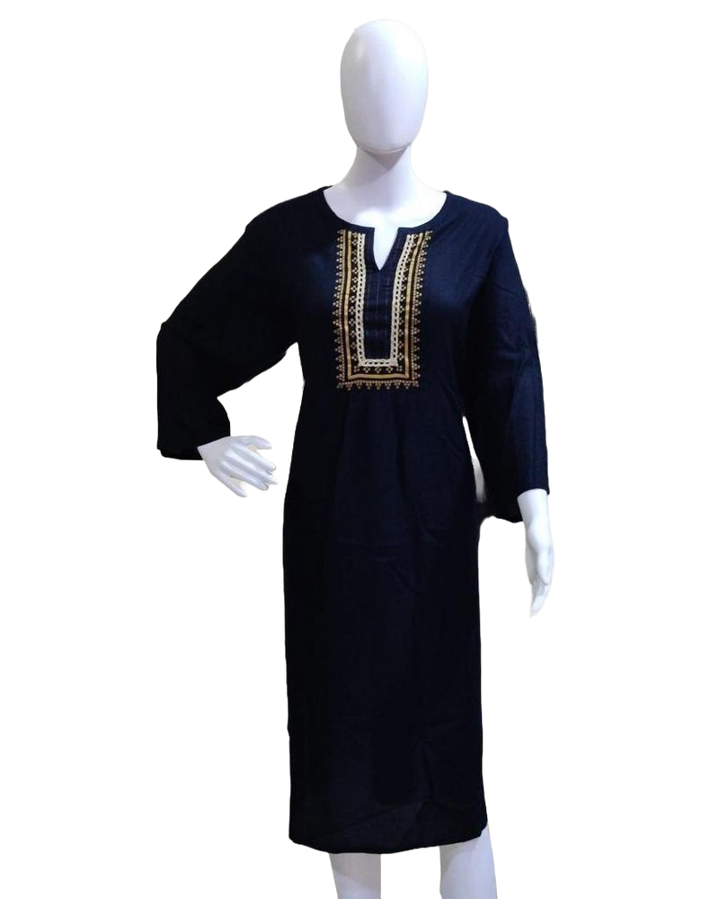 Beautiful Cotton Kurti for Women & Girls in Blue