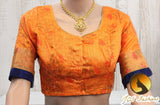Jute Silk Saree with Kalamkari Designs in Pallu