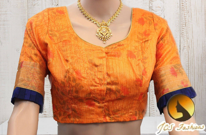 Jute Silk Saree with Kalamkari Designs in Pallu