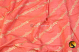 Munga Crepe Silk Saree with Leheriya design