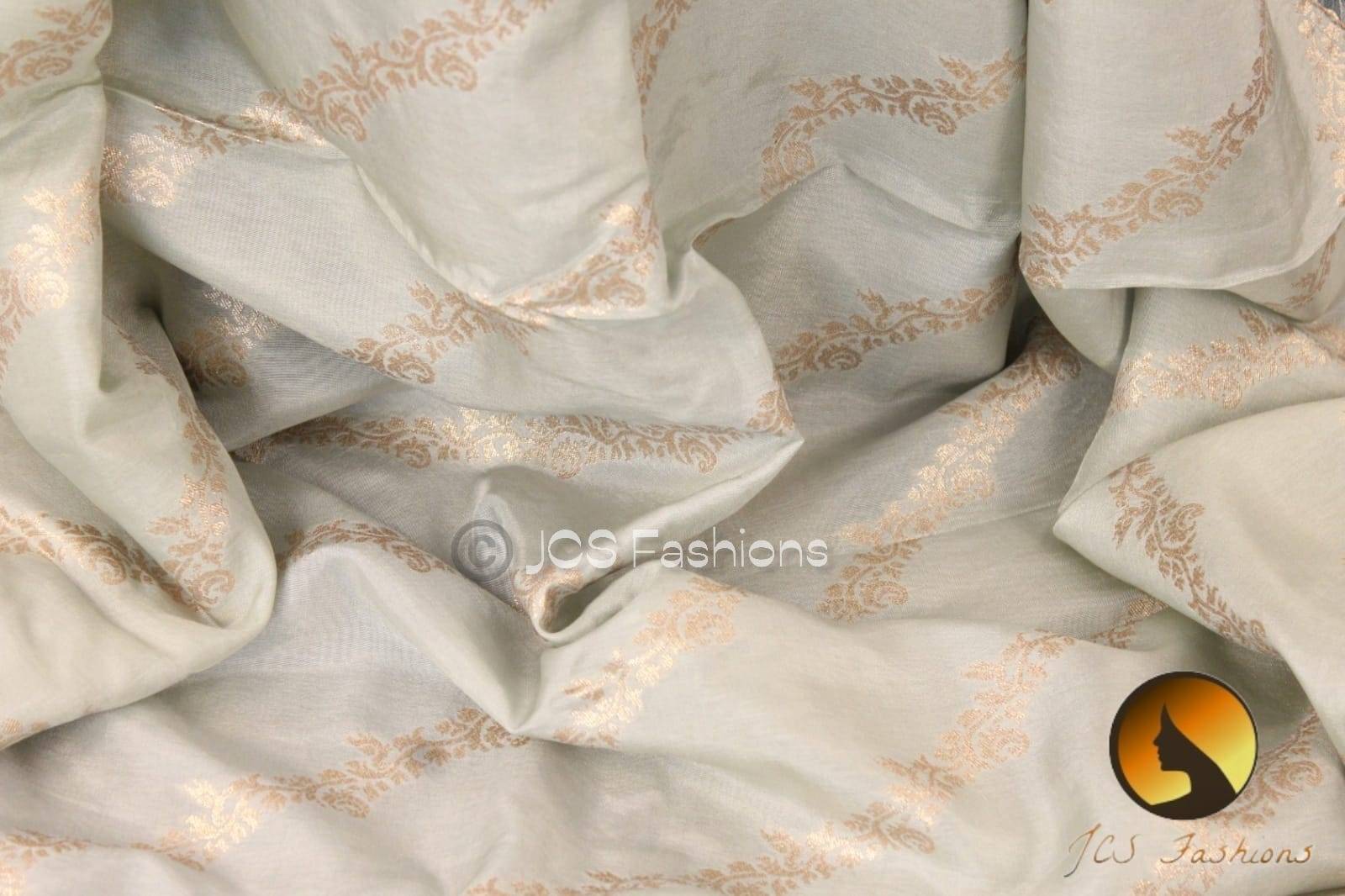 Pastel Green Munga Silk Saree Saree JCS Fashions