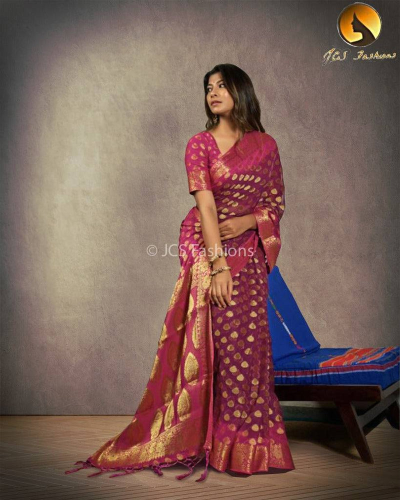 Chiffon Silk Saree with All Over Butties