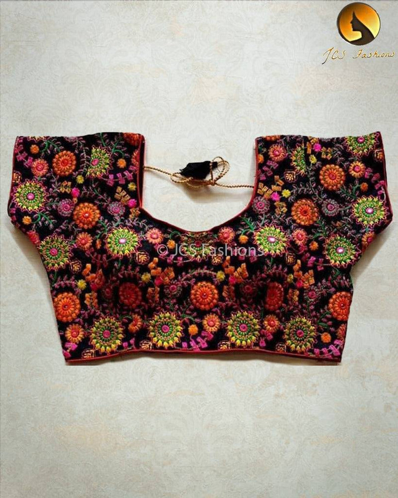 Women's Kachi Work Gamthi Work Blouse