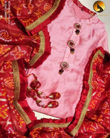 Kid's Art silk Kurti with Dupatta