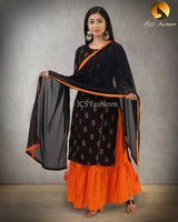 Rayon Kurti With Skirt