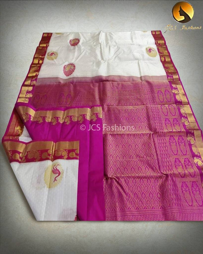 Kanchipuram Pure Silk Saree, Silk Mark certified