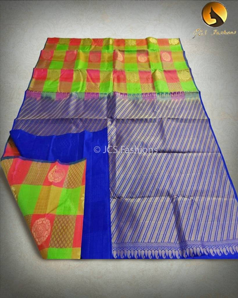 Kanchipuram Pure Silk Saree, Silk Mark certified
