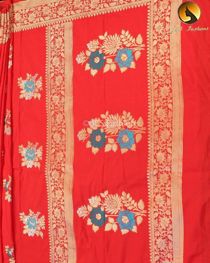 Designer Soft Banarasi Silk Saree