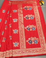 Designer Soft Banarasi Silk Saree