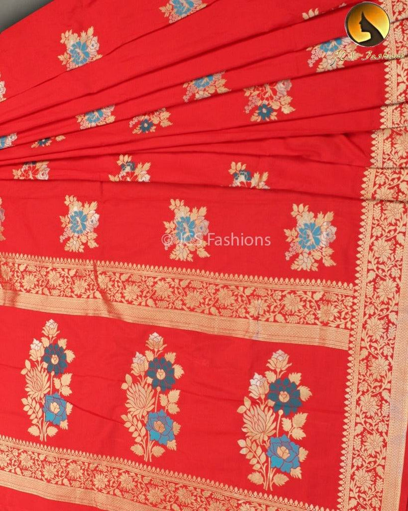 Designer Soft Banarasi Silk Saree