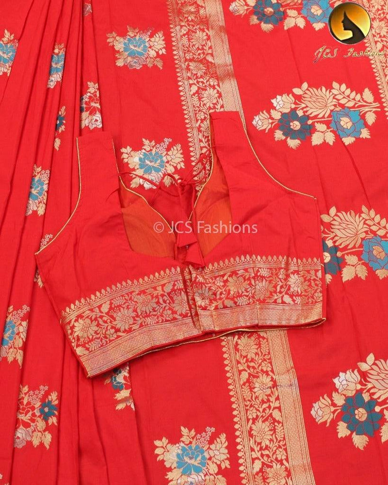 Designer Soft Banarasi Silk Saree