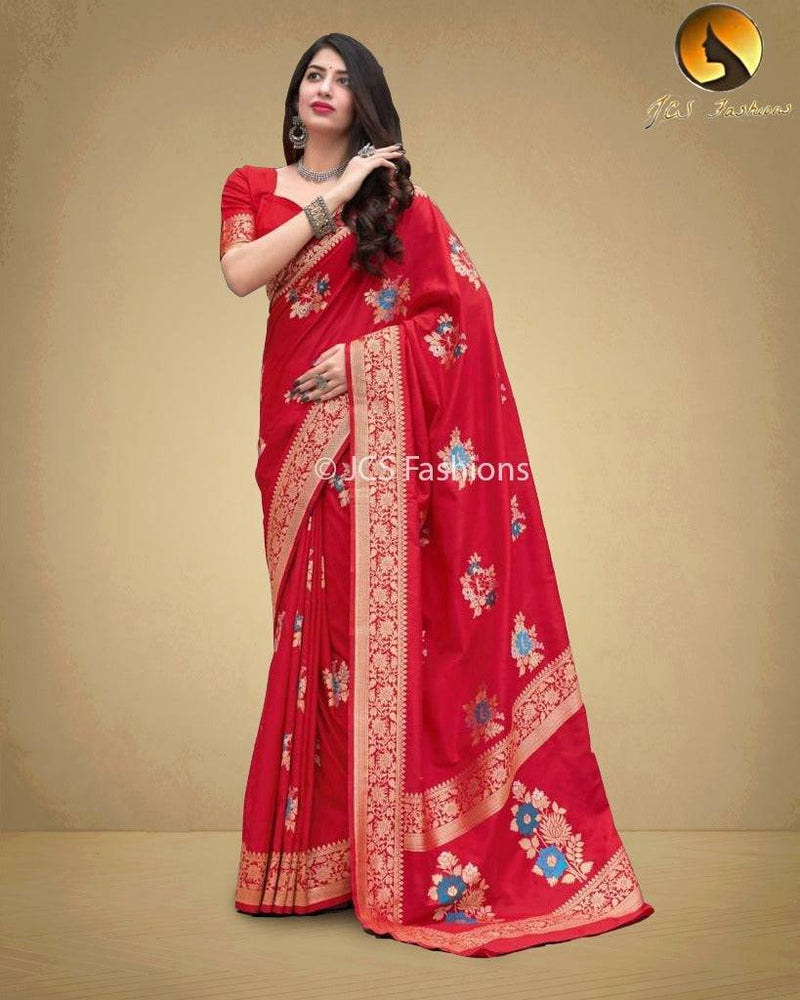 Designer Soft Banarasi Silk Saree