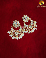 Chandbali Earrings | Indian Earrings | Kundan Earrings Jewelry