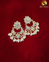 Chandbali Earrings | Indian Earrings | Kundan Earrings Jewelry