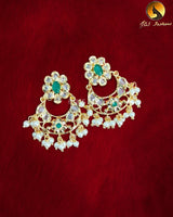 Chandbali Earrings | Indian Earrings | Kundan Earrings Jewelry