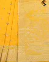 Gorgeous Soft Banarasi Silk Saree With Fully stitched blouse