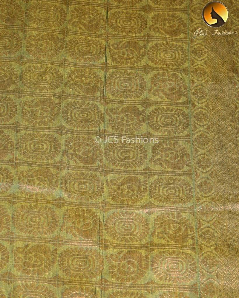 Semi Soft Silk Borderless Saree