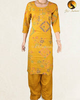 Pure Cotton Salwar With Sequence work