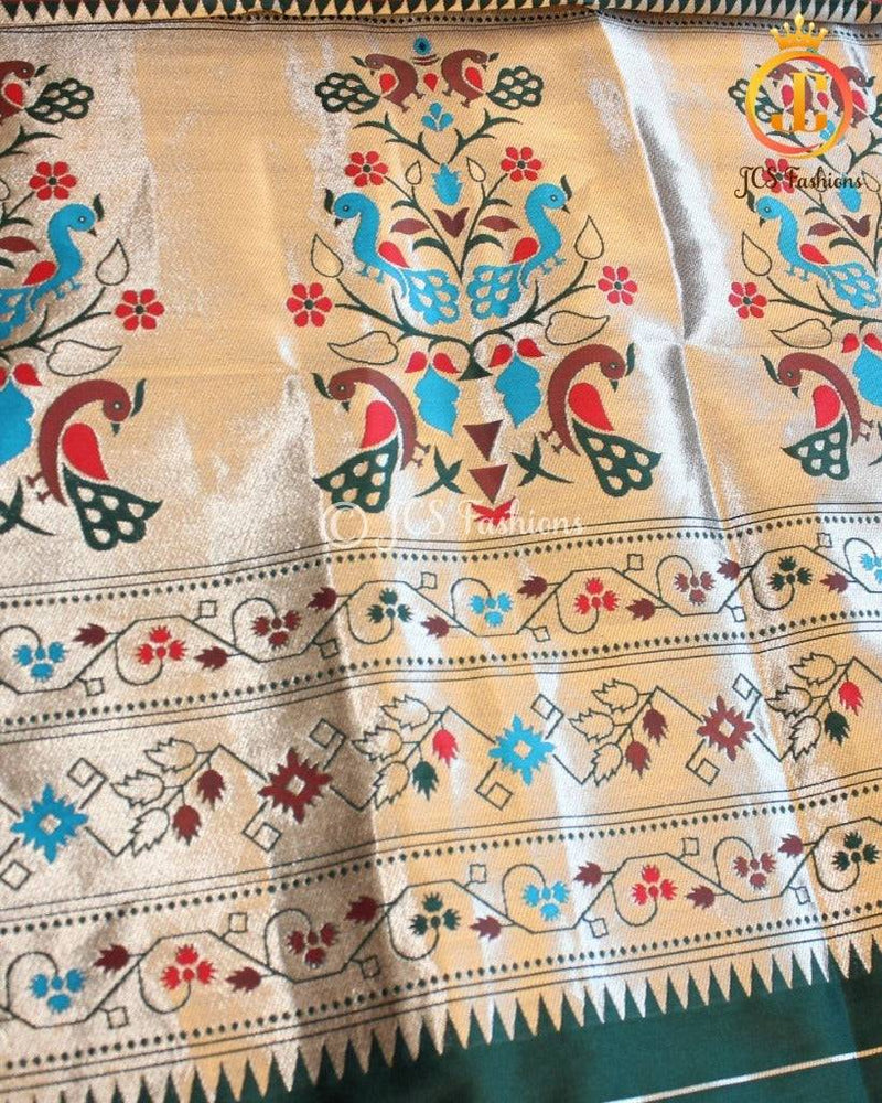 Paithani Saree in Semi Silk Material