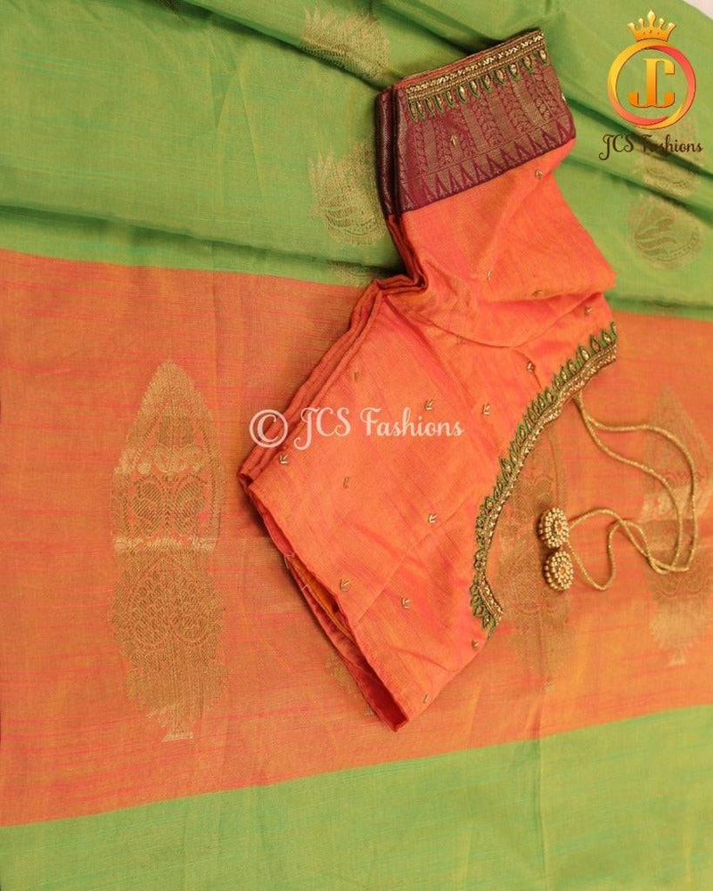 Rich Jute Banarasi Silk Saree